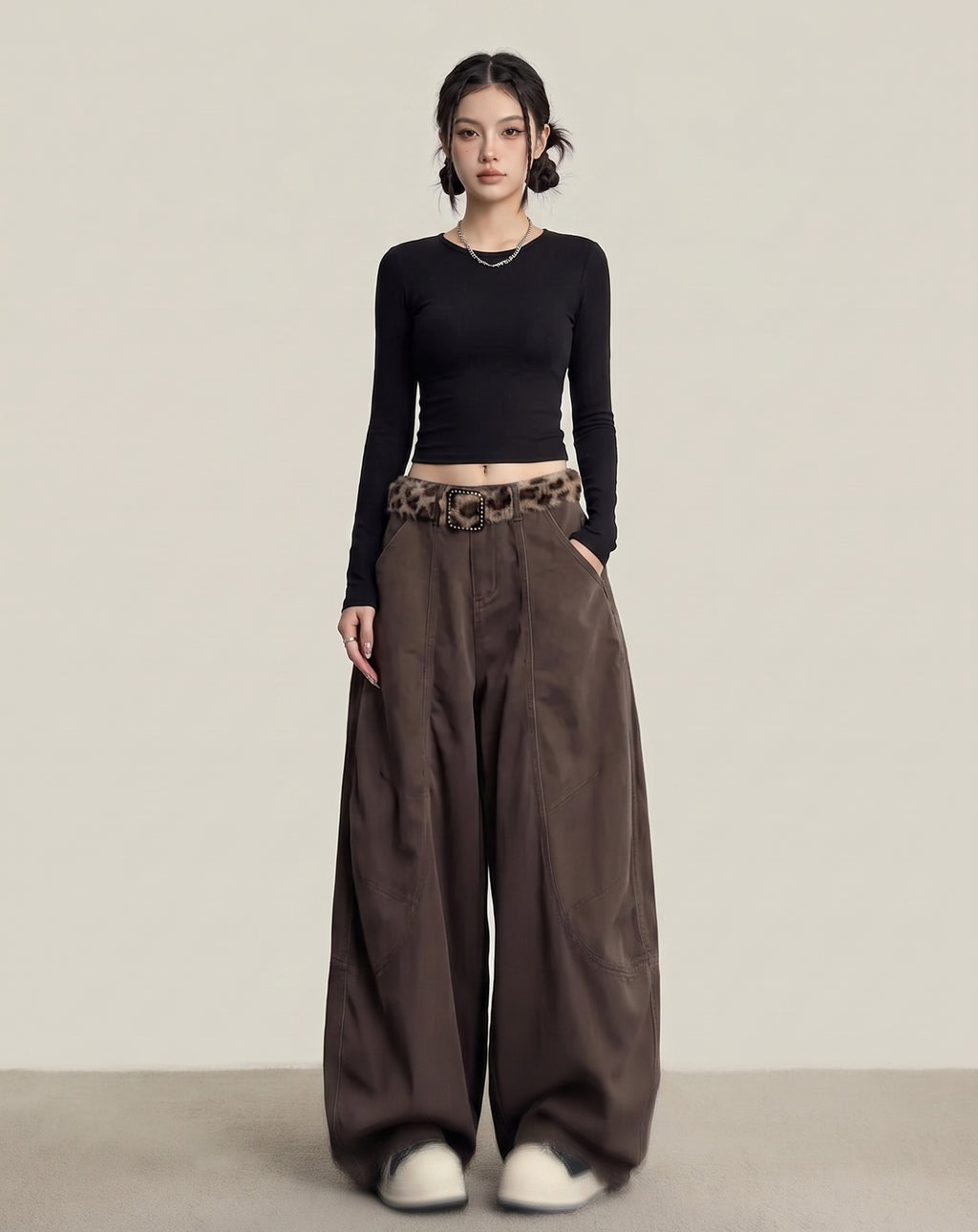 Vintage Bol Paça Kot Pantolon