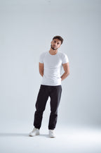 Cezely Basic Bisiklet Yaka T-shirt